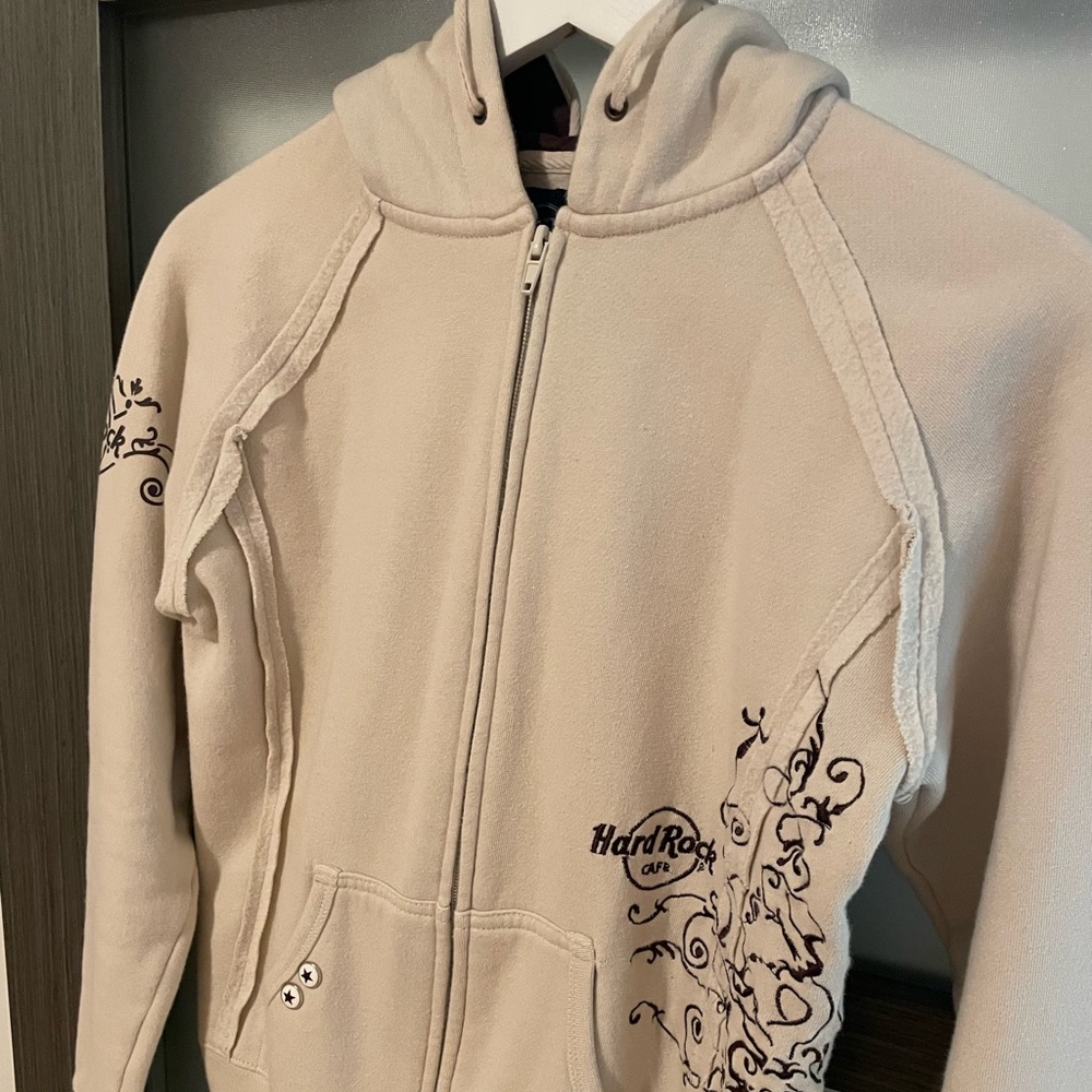 Women / Girl hoodie with zipper - Hard Rock Cafe